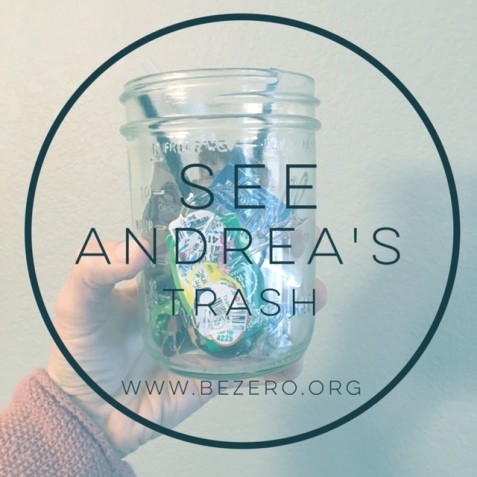 zero waste trash jar